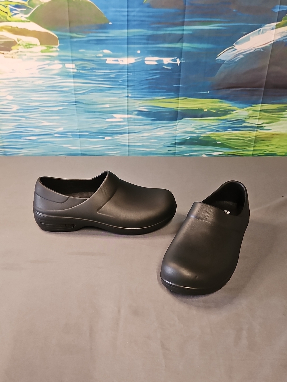 Women's Black Slip-On Clogs - Comfortable All-Day Mule